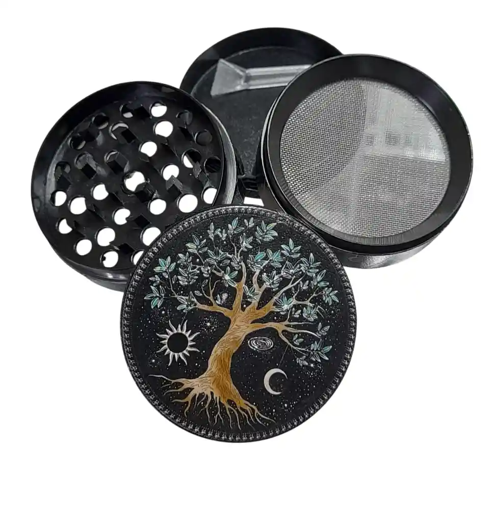 Grinder Trillador De 50mm Con Diseño 4 Piezas