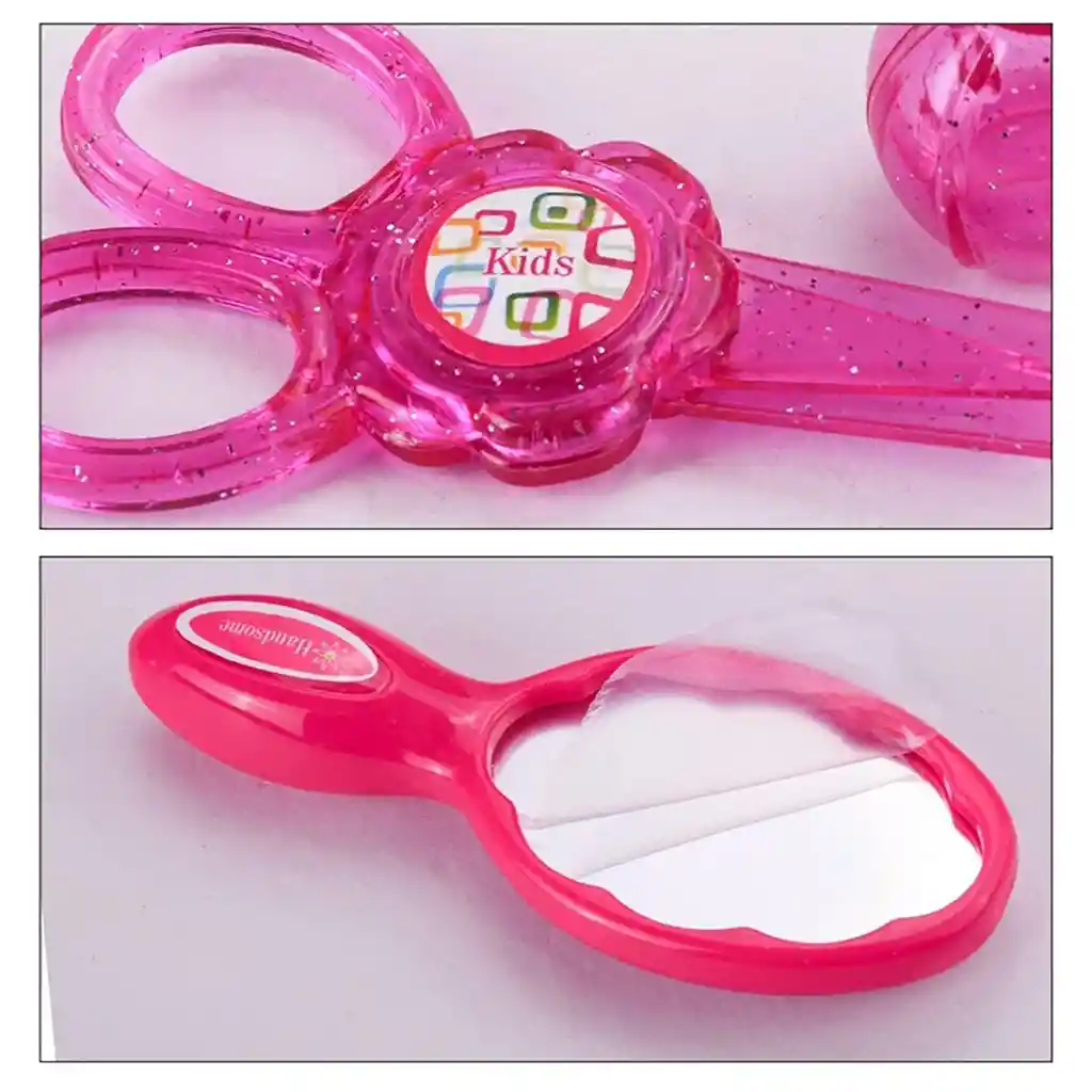 Kit Juguete Maquillaje Y Cosméticos Para Niños, Juego De Peluquería