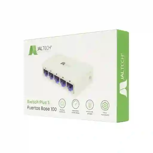 Switch Plus 5 Puertos Base 100 Jaltech
