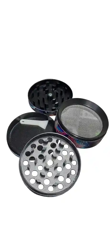 Grinder Trillador De 50mm Con Diseño 4 Piezas
