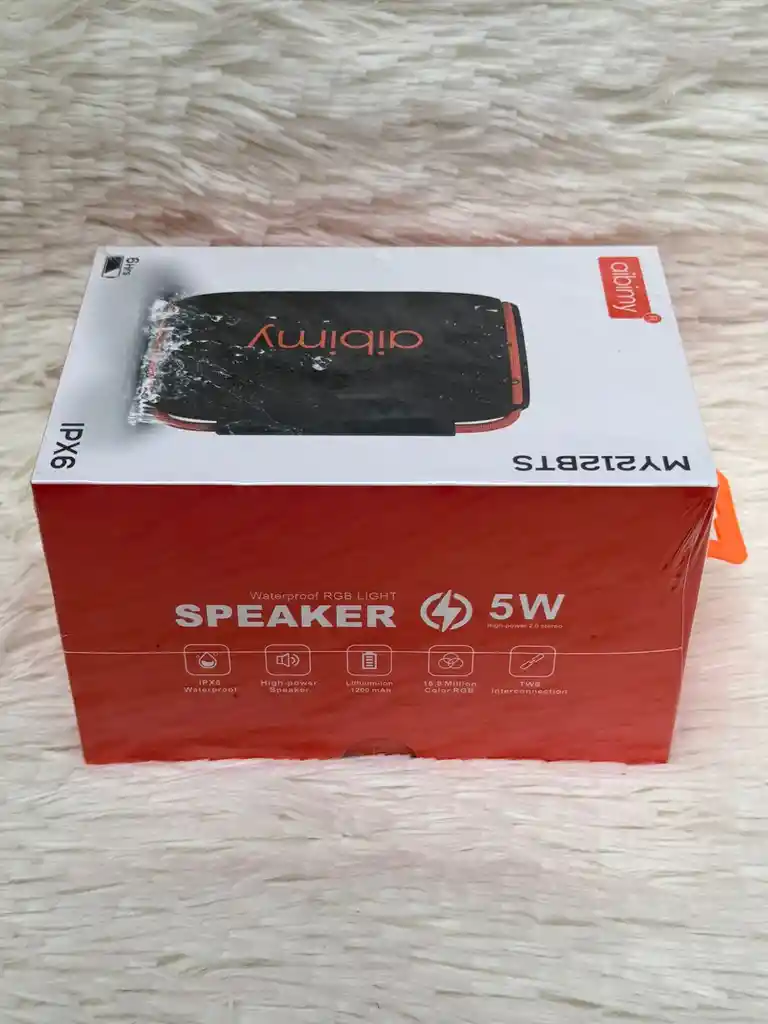 Parlante Aibimy De Mano / 6h Sonido Continuo / 1200mah / Luces Rgb