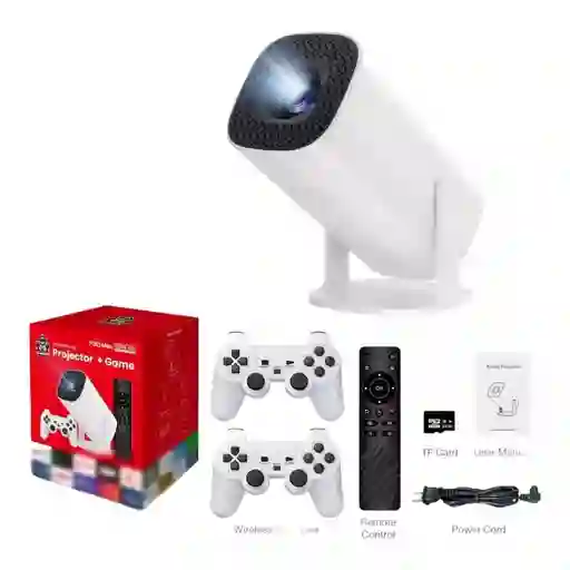 Proyector Inteligente 2 En 1 Con Consola Retro Y Streaming Integrado