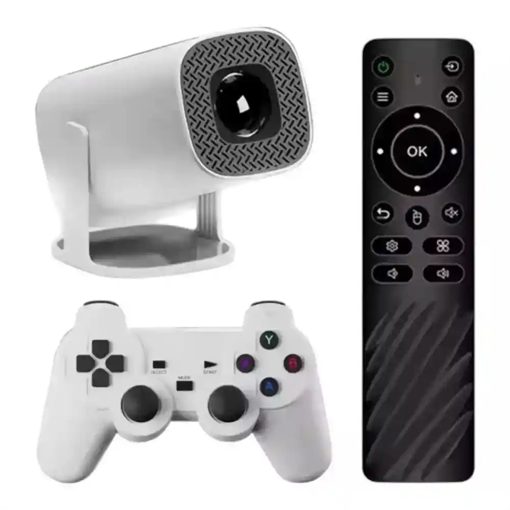 Proyector Inteligente 2 En 1 Con Consola Retro Y Streaming Integrado