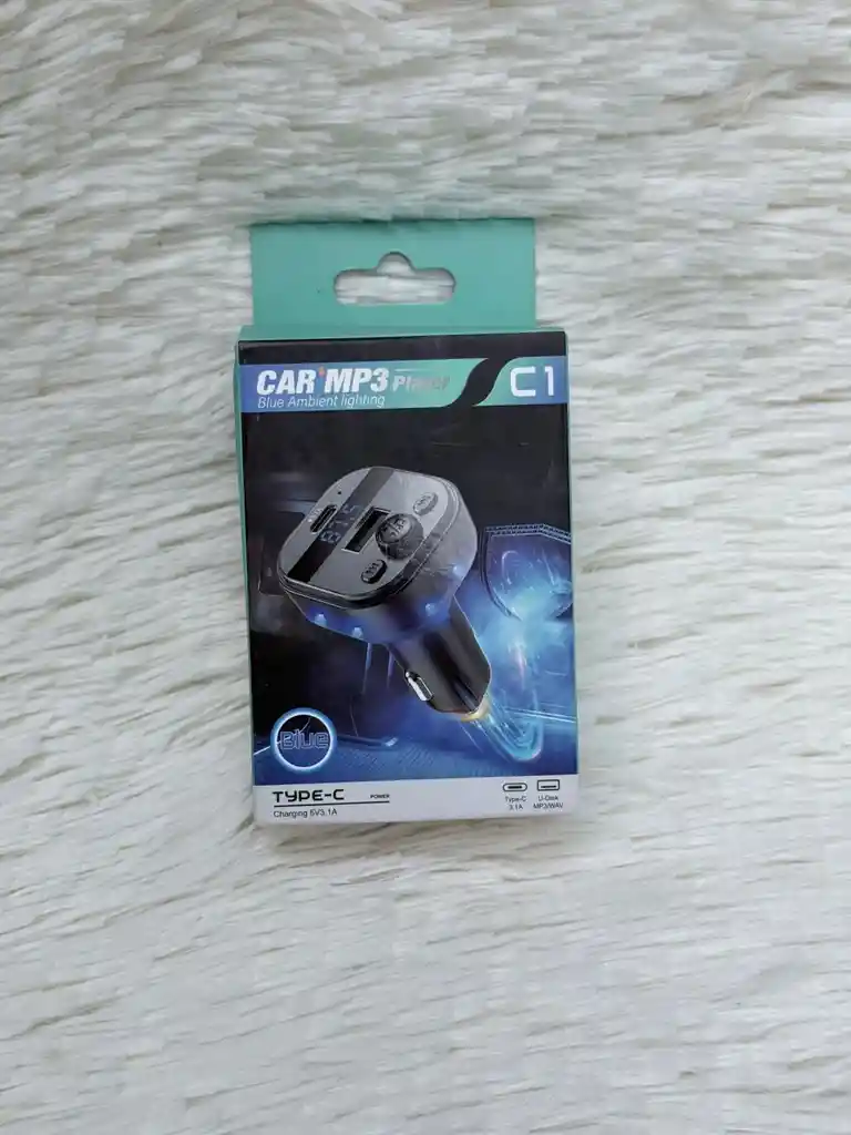 Car Bluetooth Pluying Multifuncional / Cargador Tipo C Y Usb