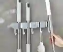Organizador Pared Trapero Escobas Utensilios De Aseo