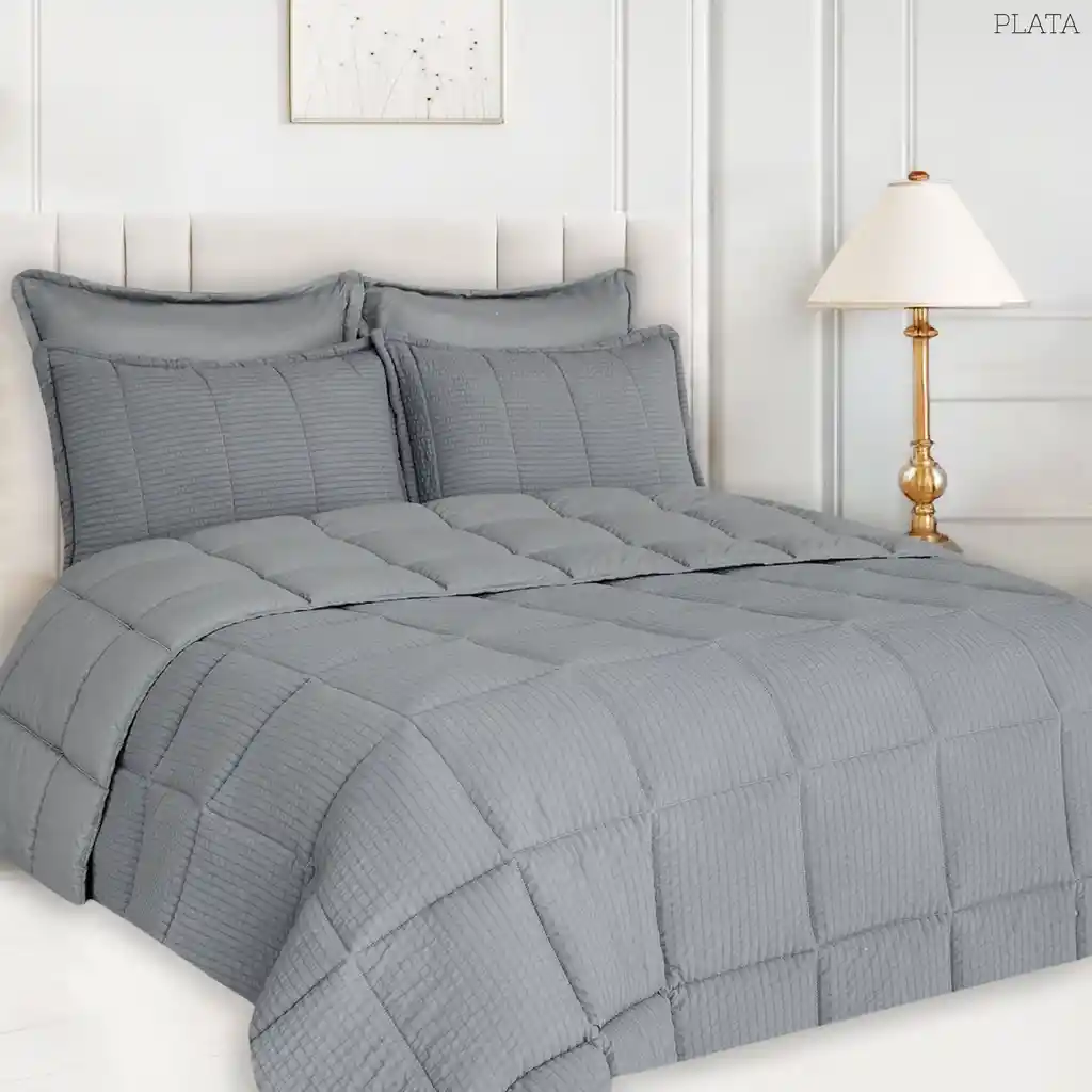 Plumón Doble Plata 3 Piezas