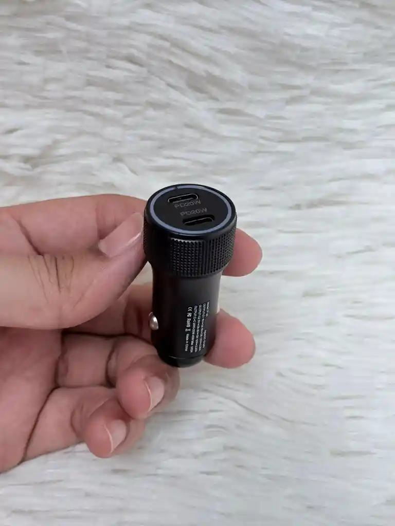 Pluying De Carro 2 Entradas Tipo C 20w C/u / Carga Rapida