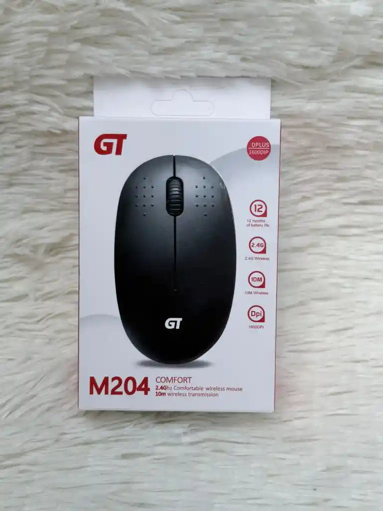 Mouse Alambrico Receptor Usb / Gt M204