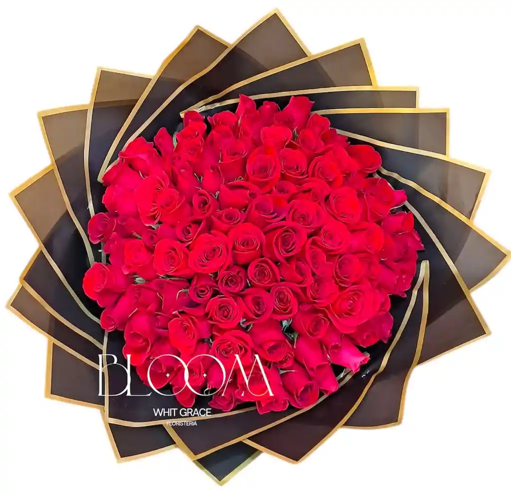 Flores Rosas Rojas X100