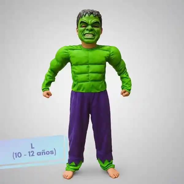 Disfraz Halloween Hulk Talla L (10-12 Años)
