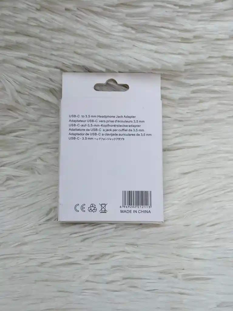 Adaptador Jack Usb-c A Auxiliar 3.5mm / Iphone Y Samsung
