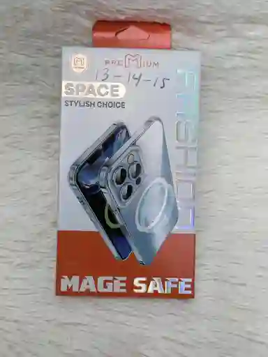 Forro Iphone 13 - 14 - 15 Transparente Magsafe / Moda Y Estilo