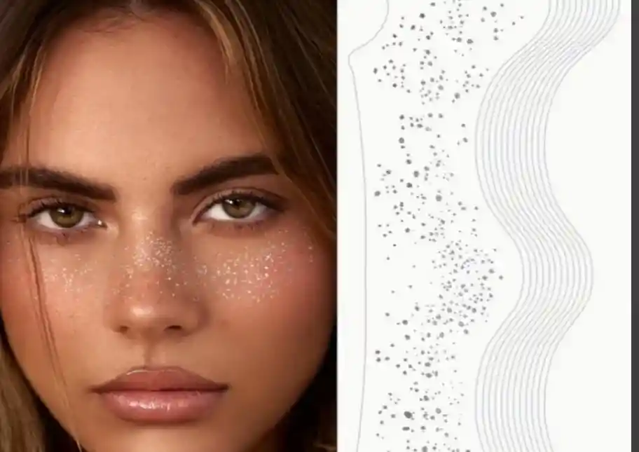 Pecas Para La Cara Plateadas Brillantes Taylor Swift Halloween