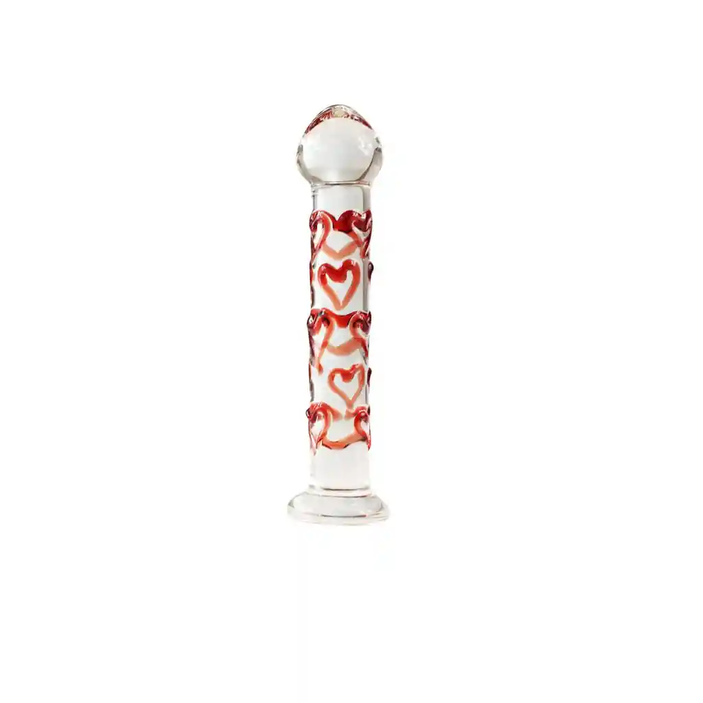 Dildo Vidrio Vulcano 18 Cm