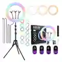 Aro De Luz Led Rgb 45 Cm Profesional + Control + trípode
