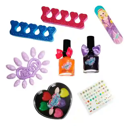 Kit De Uñas Manicure Maquillaje Juguete Niñas Makeup