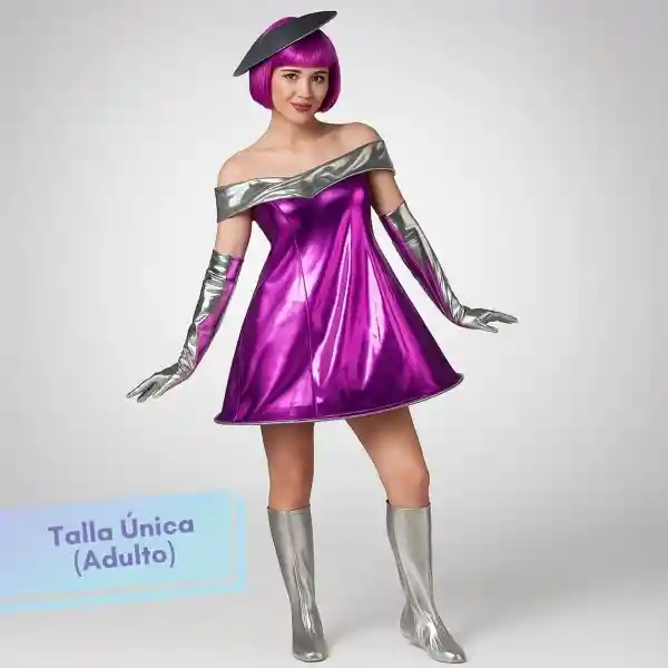 Disfraz Halloween Adulto Chica Galáctica Talla Única