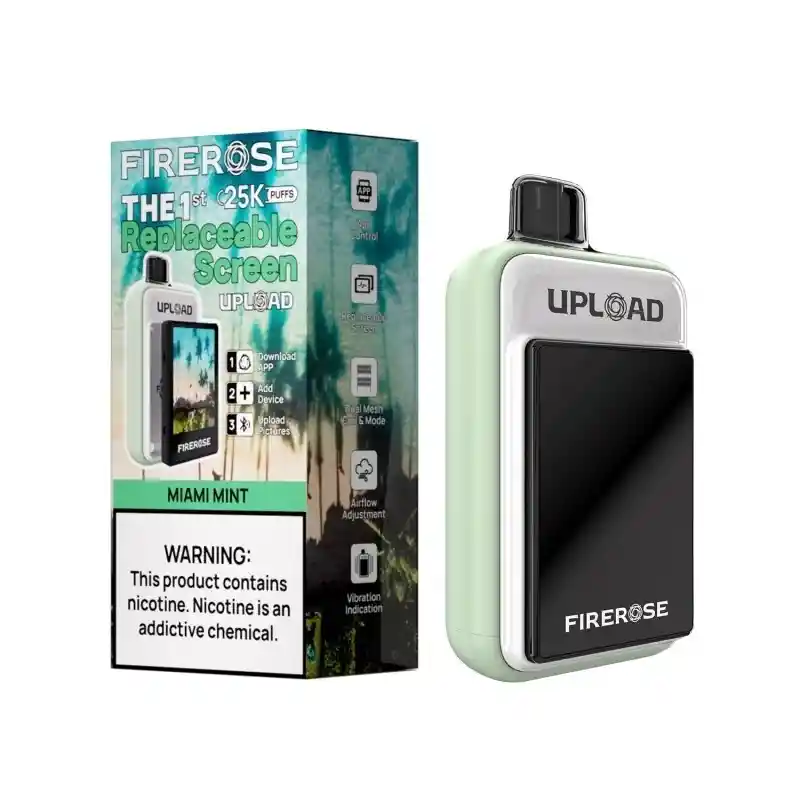 Vapeador Firerose Miami Mint 25k Puffs