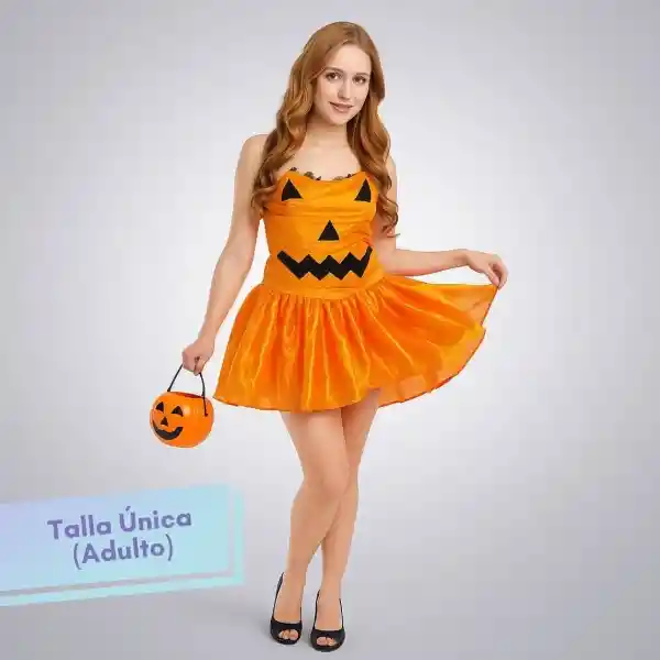 Disfraz Halloween Adulto Calabaza Talla Única