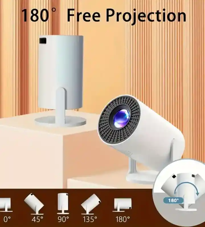 Proyector De Imagen Led Blanco Wi-fi Ready Wireless Make