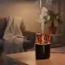 Humidificador Aromatizante Difusor Estilo Volcán Negro Pequeño