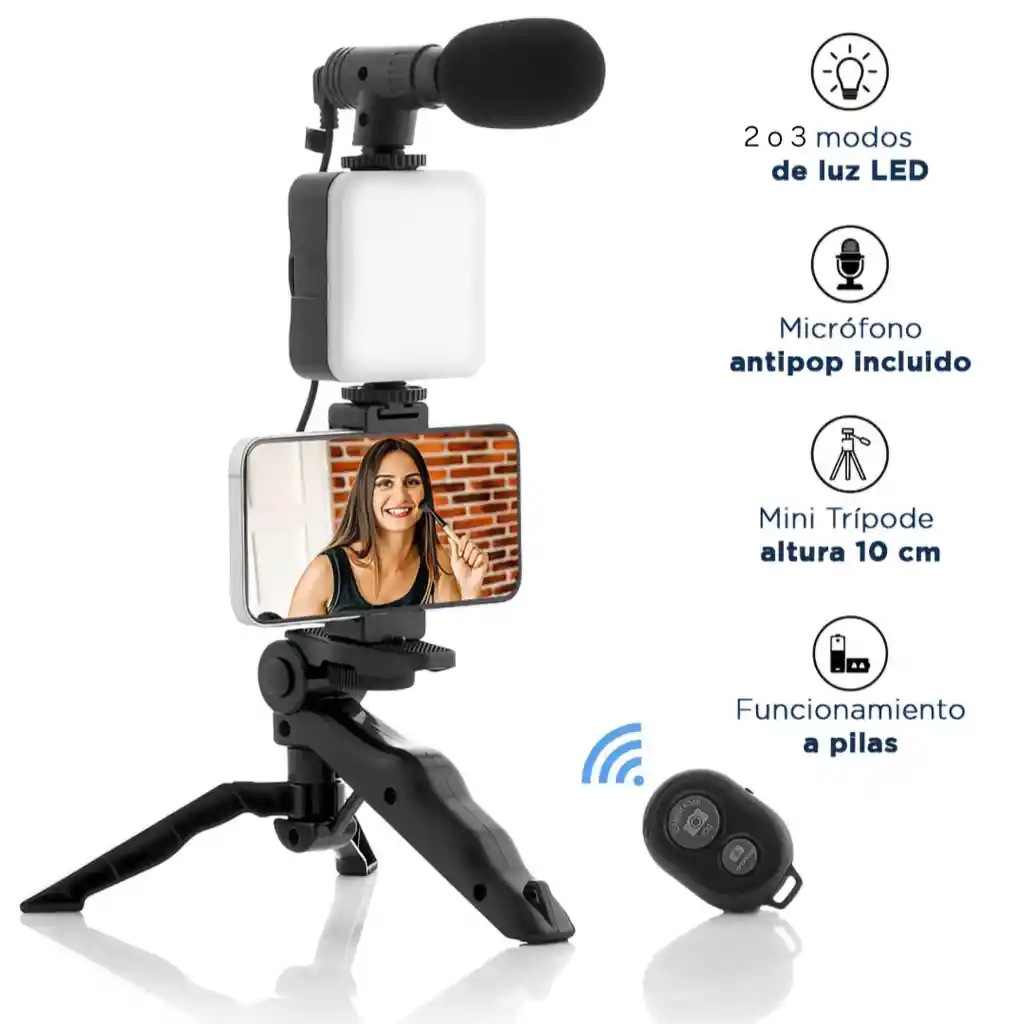 Kit Video Vlogging Para Celular Y cámara Kit Video Making