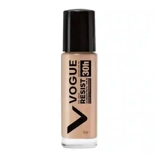 Vogue Base Liquida Resist 30 Horas Porcelana