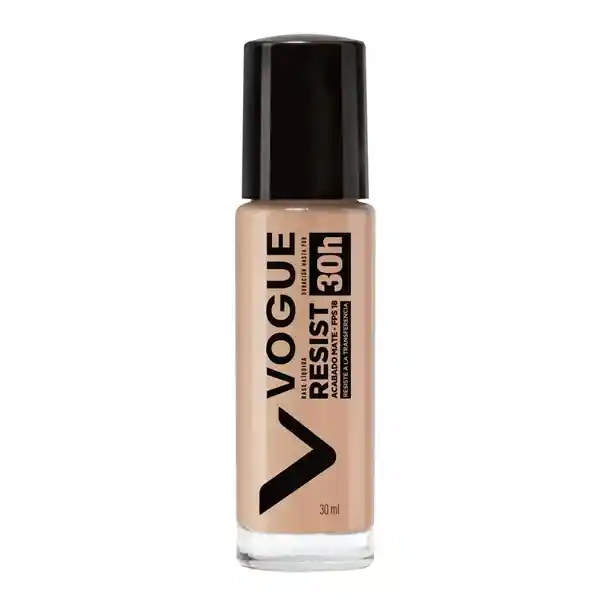 Vogue Base Liquida Resist 30 Horas Porcelana