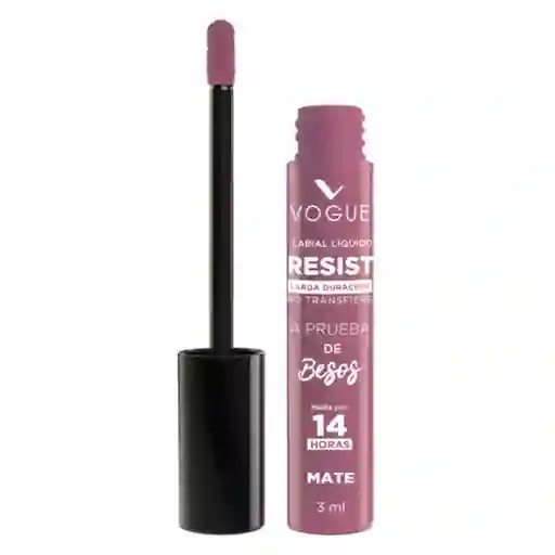 Vogue Labial Liquido Resist A Prueba De Besos Linda
