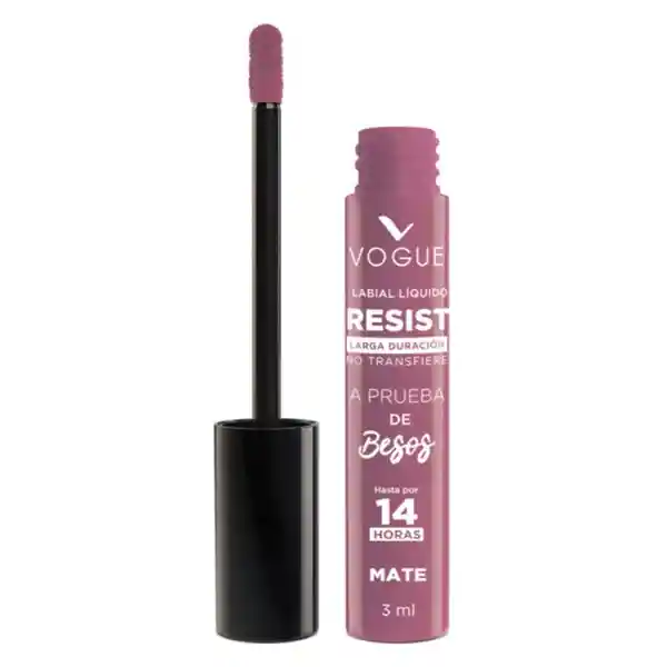Vogue Labial Liquido Resist A Prueba De Besos Linda