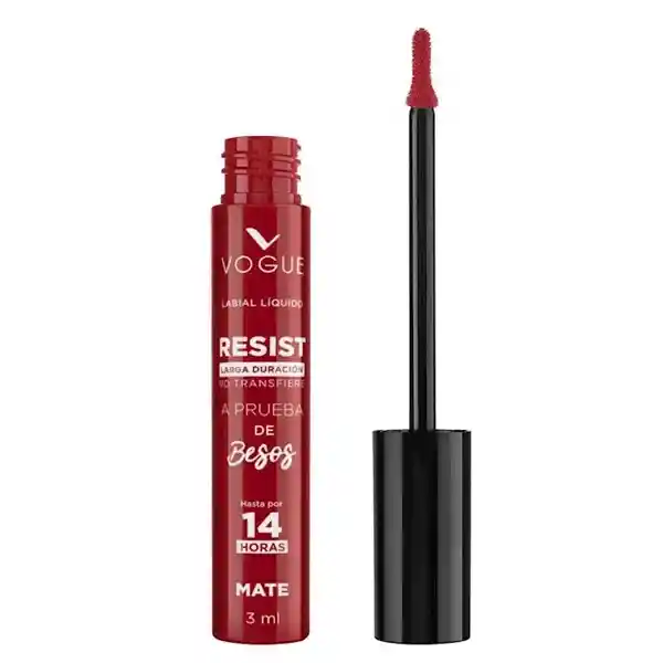 Vogue Labial Liquido Resist A Prueba De Besos Baila