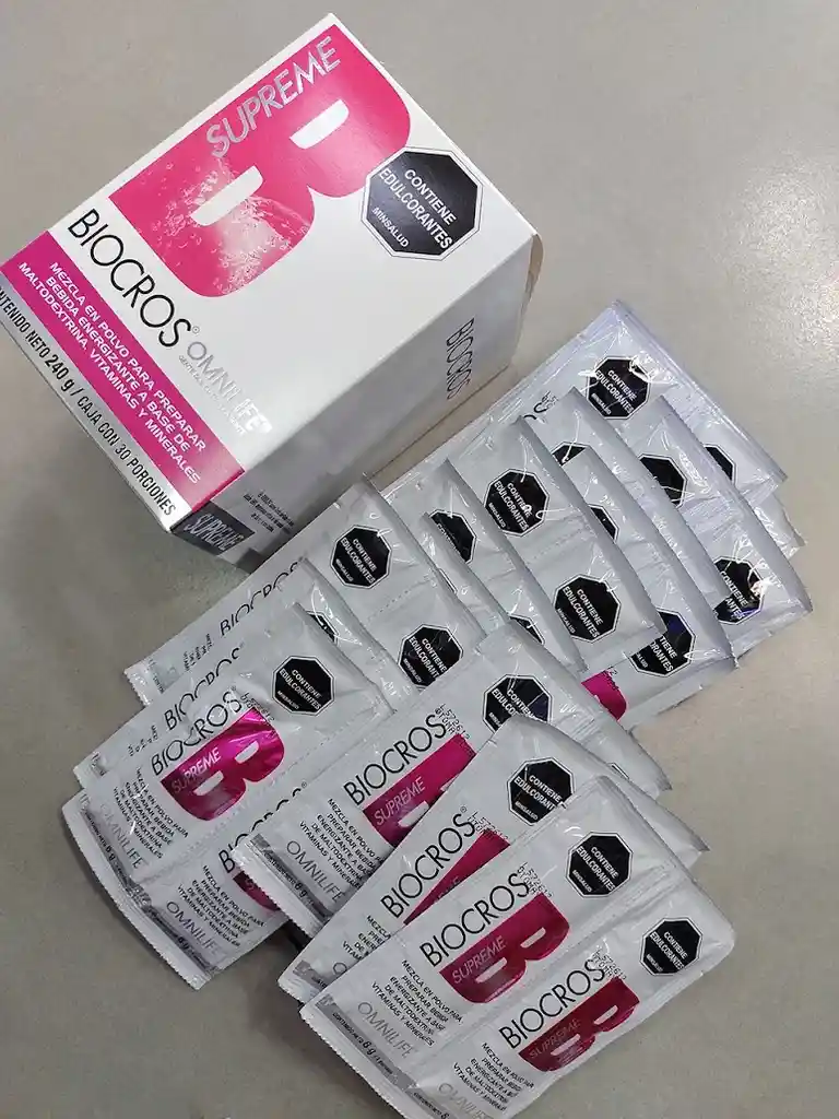 Biocros Omnilife X 15 Sobres