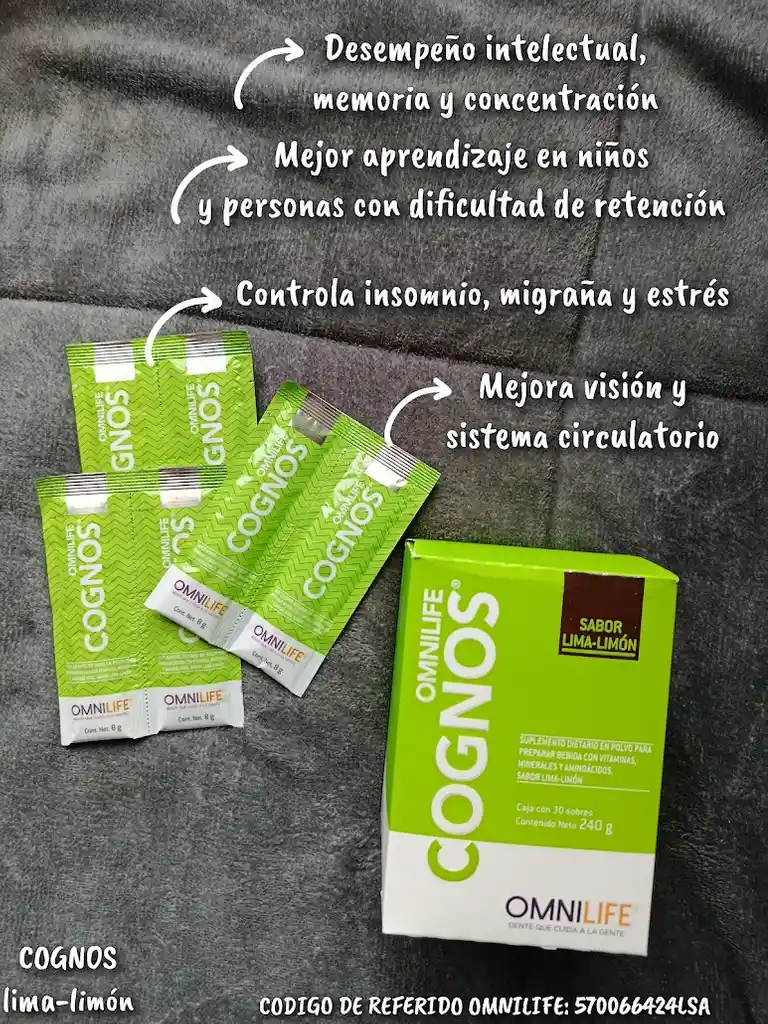Cognos Omnilife Caja X 30 Sobres