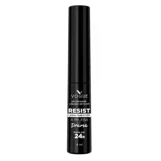 Vogue Delineador Liquido Resist Negro