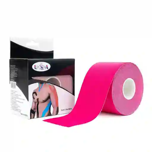 Cinta Kinesiologica Fucsia 5mts