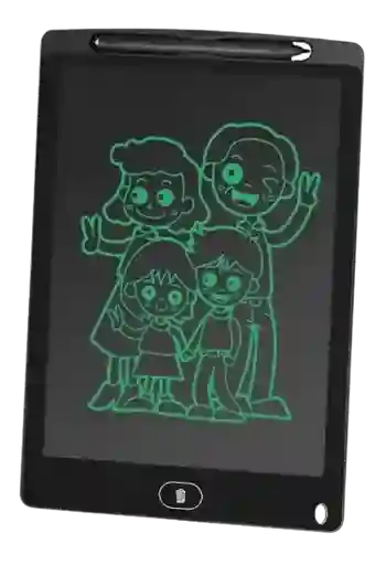 Tableta De Escritura Infantil Lcd 19cm Tablet Dibujo Negro