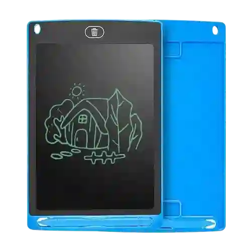 Tableta De Escritura Infantil Lcd 19cm Tablet Dibujo Azul