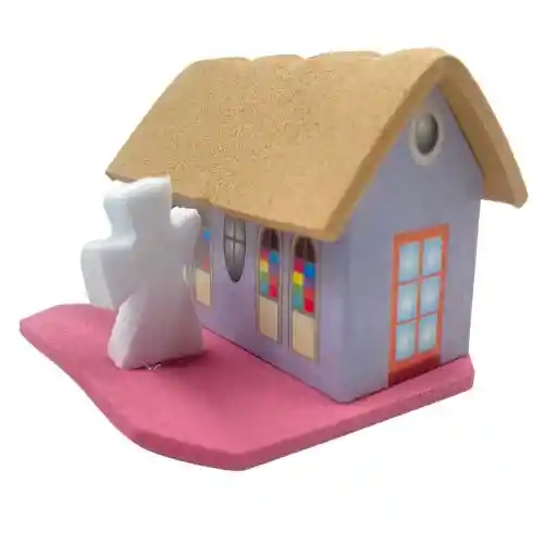 Iglesia Pequeña Con Cruz