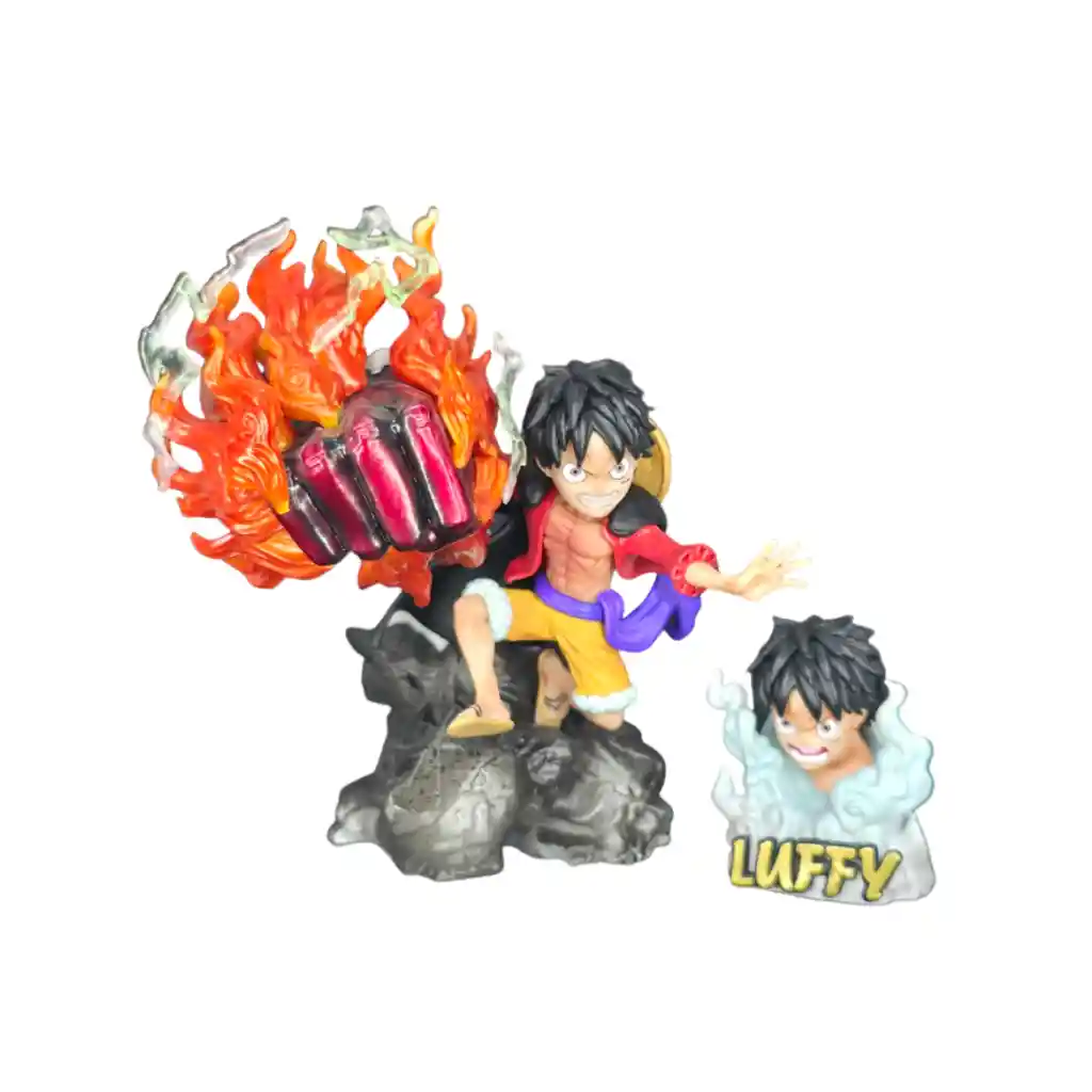Figura Luffy: Gear Fourth (boundman) En Combate - One Piece