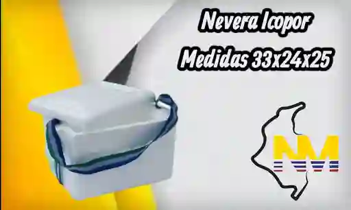 Nevera Icopor 33x24x25