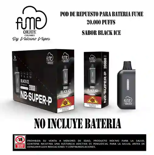 Super P Black Ice 20.000 Puffs