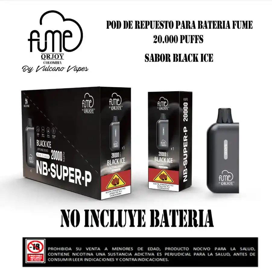 Super P Black Ice 20.000 Puffs