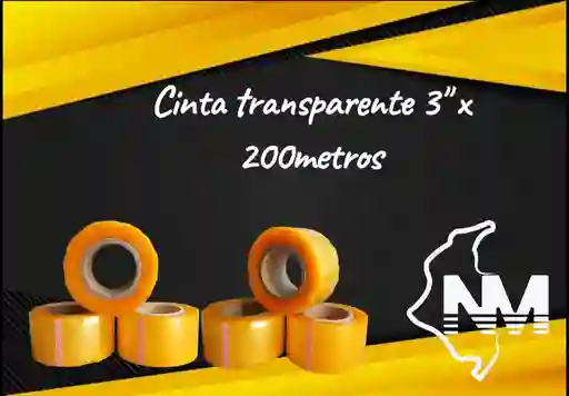 Cinta Transparente 3´´ X200metros
