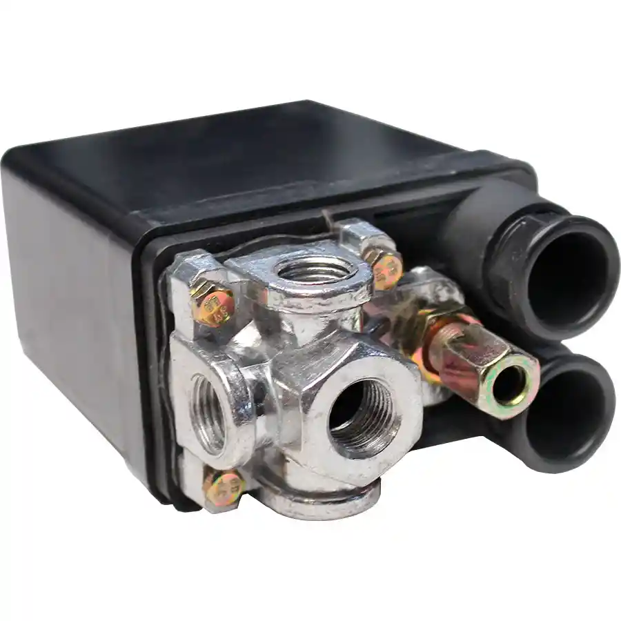 Presostato Automático De Botón 4 Vías 175psi Para Compresor