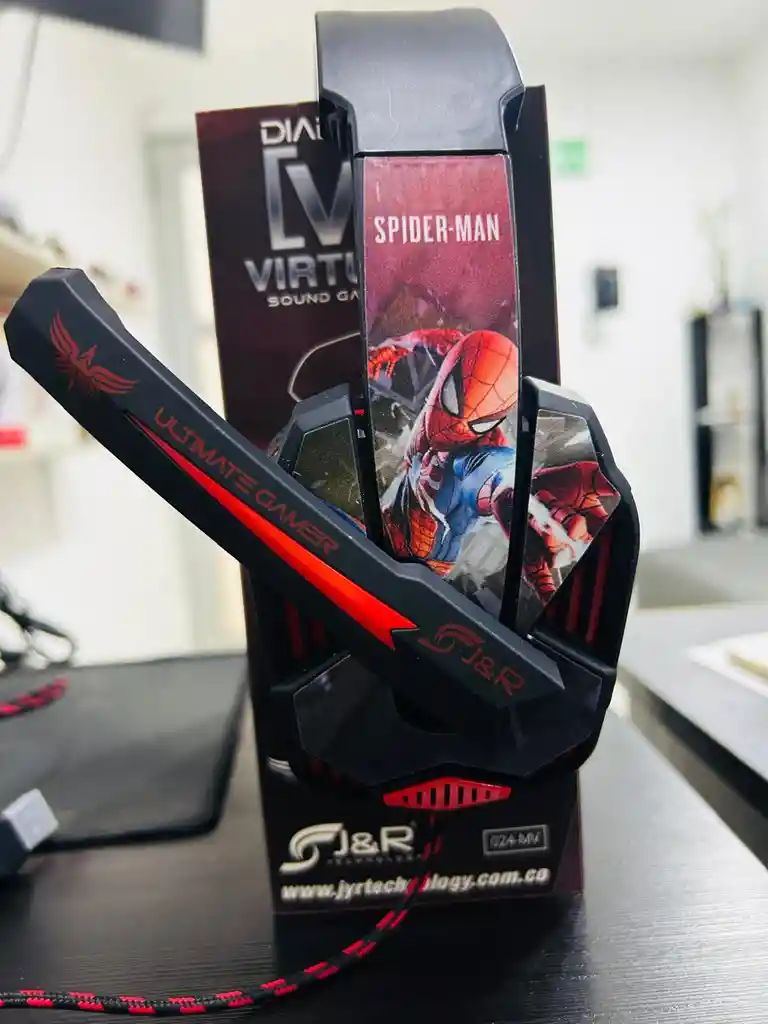 Diadema Gamer Jyr 024-mv Spiderman