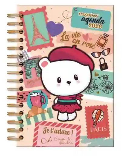 Agenda Argollada Diaria 2026 Mugoshos