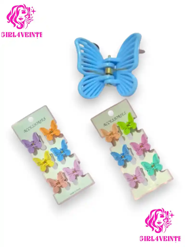 Caiman Plastico Mariposa X 6 Und