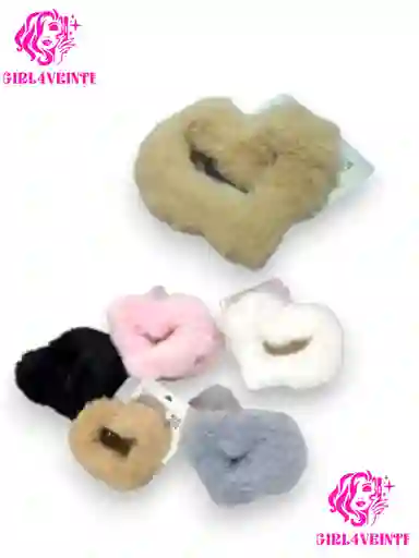 Caiman Peludo Corazon Para Cabello