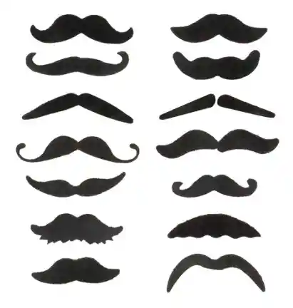 Bigotes Falsos Novedosos Bigotes Autoadhesivos Cosplay Halloween