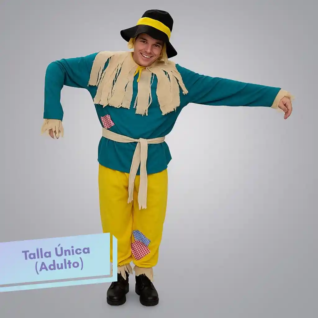Disfraz Halloween Adulto Espantapájaros Talla Única